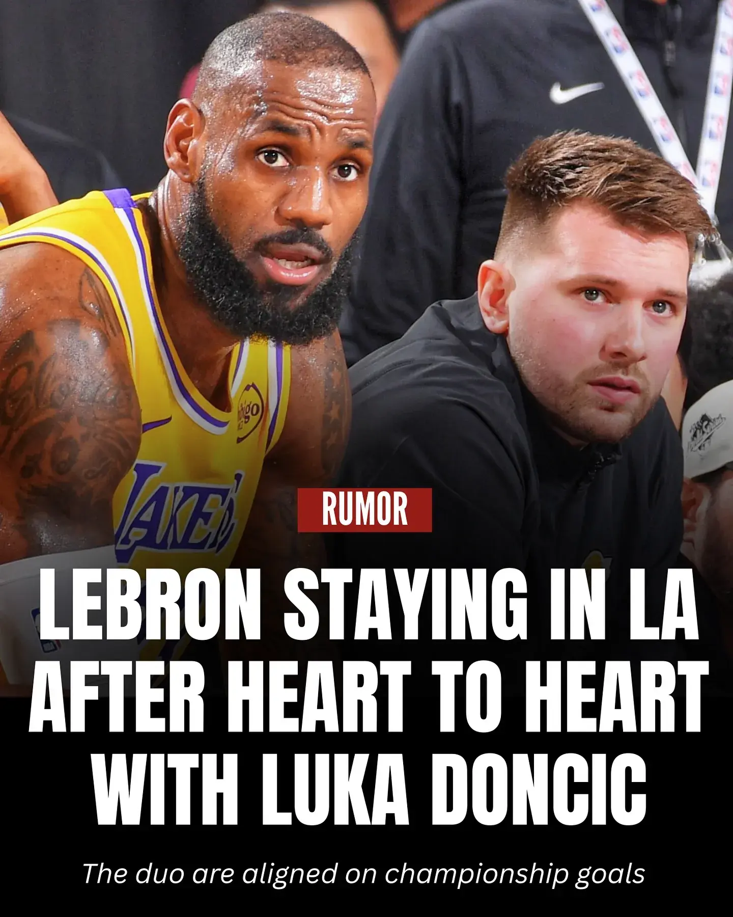 列动作, 勒布朗詹姆, 湖人已经放